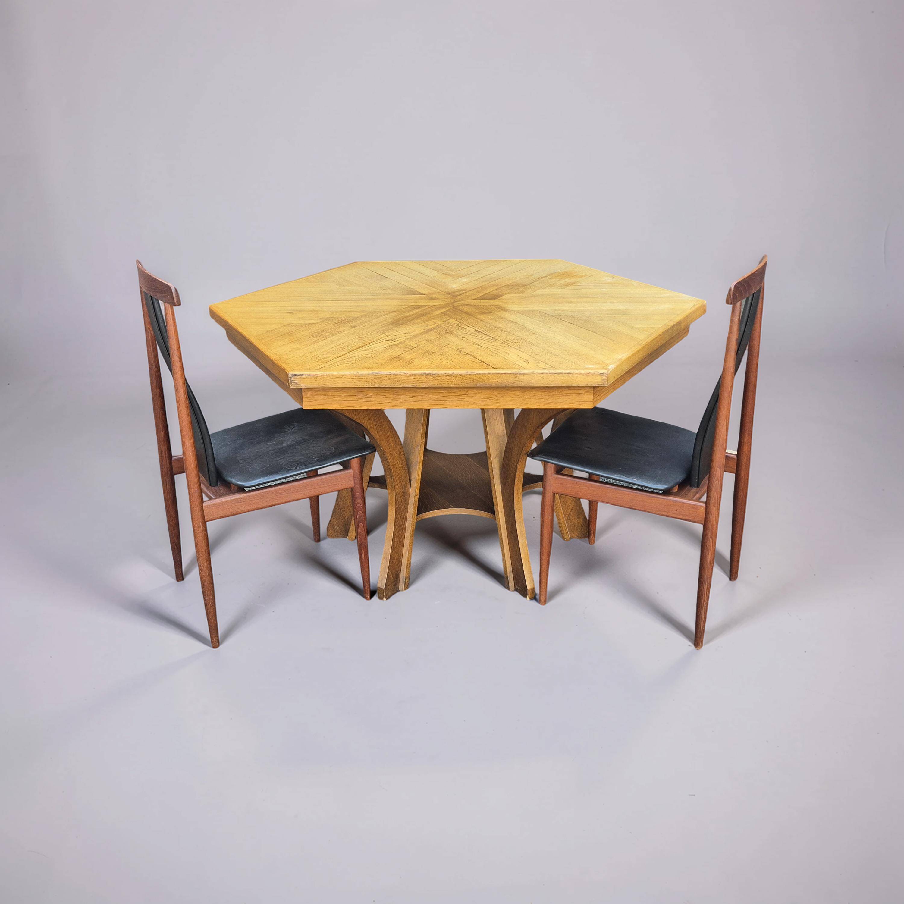 Modernist Handcrafted Dining Table, Netherlands, 1990s