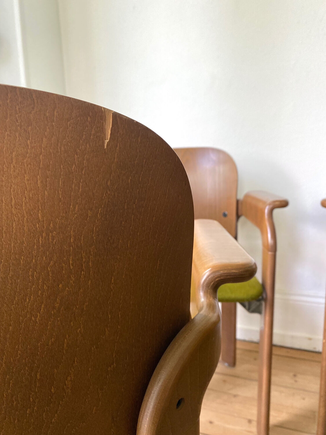 Set of 4 Armchairs by Bruno Rey for Dietiker 1970