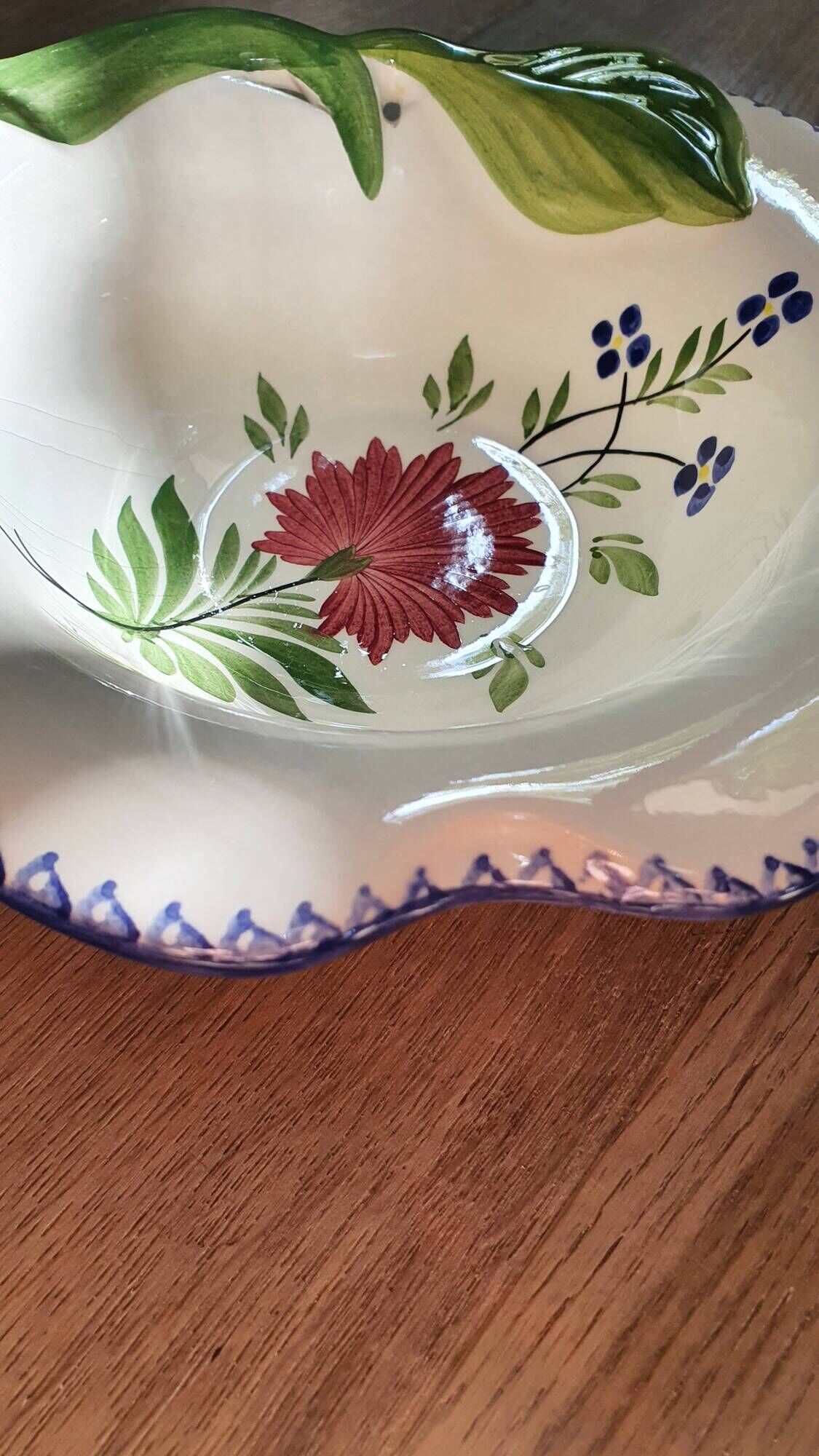 Ceramic decoration plate Pomme Charolles