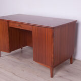 Art Deco Freestanding Teak Desk, 1960s