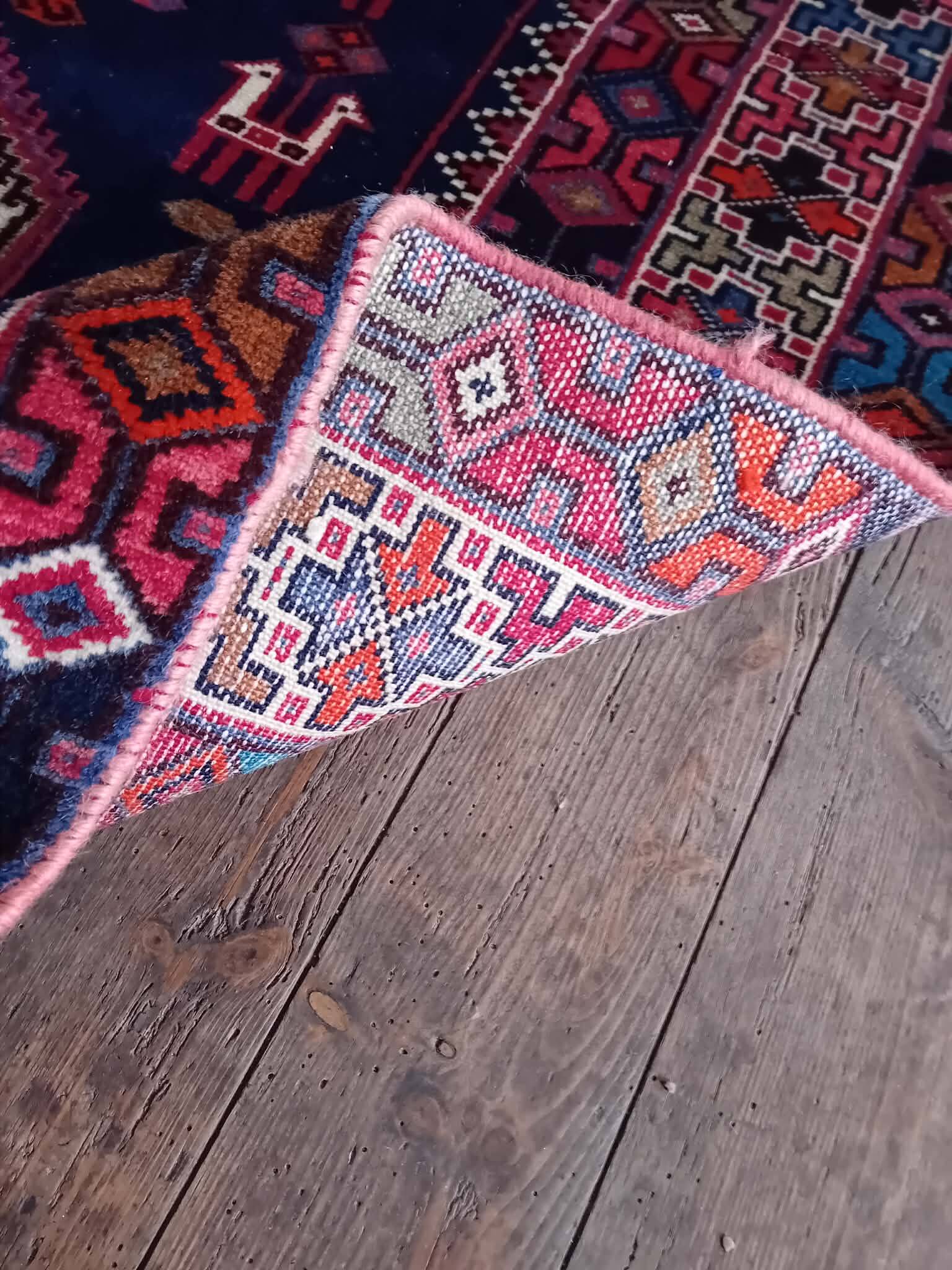 Handmade Persian Abadeh rug 203x125cm