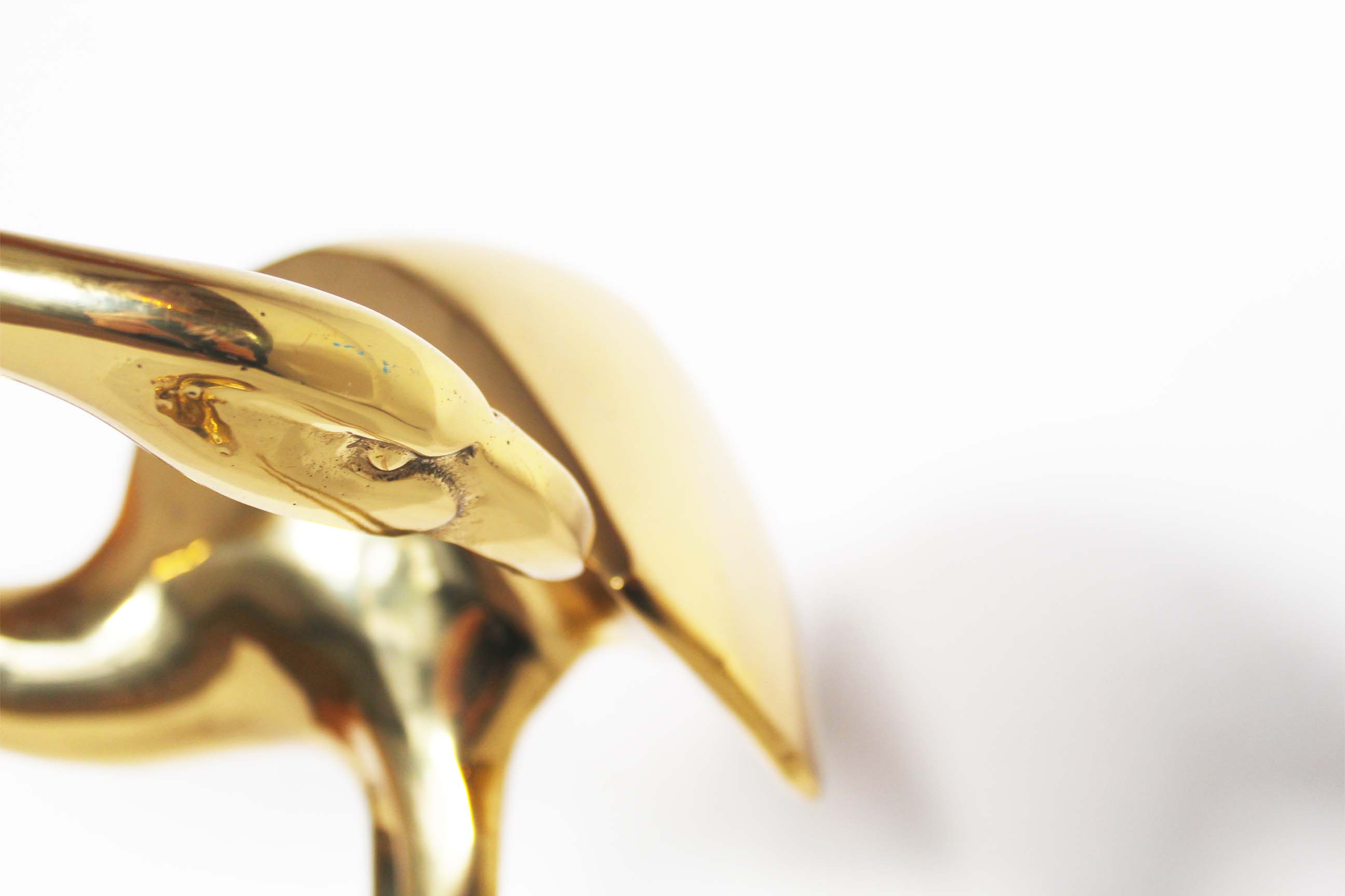 Hollywood Regency Brass & Marmble Umbrella stand