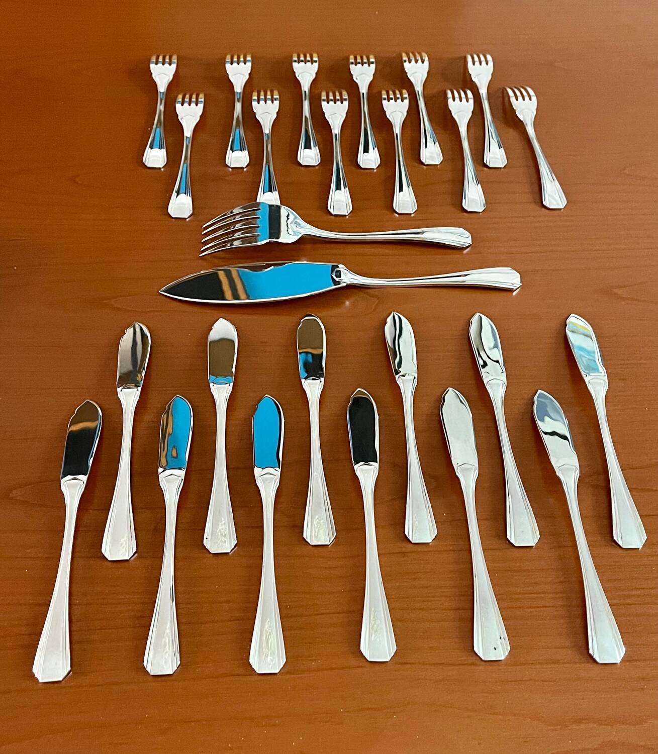 Christofle boréal fish service 26 pieces