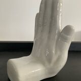 Vintage Ceramic Hands Bookends