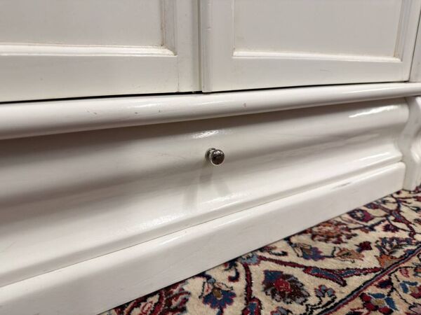 Bibliothèque basse anglaise Original Globe Wernicke blanche