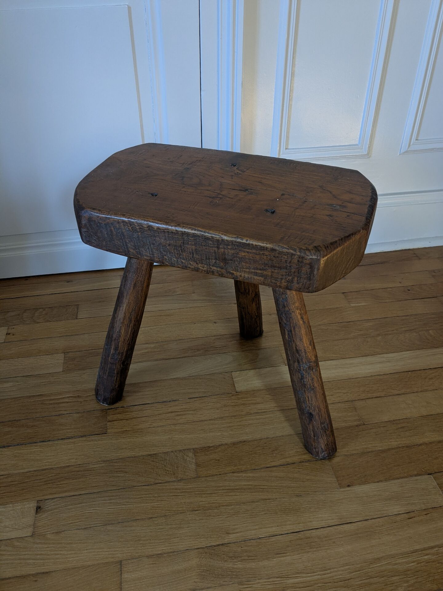 Brutalist tripod stool