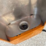 Vintage lampe Samp manade 1970 orange boomerang