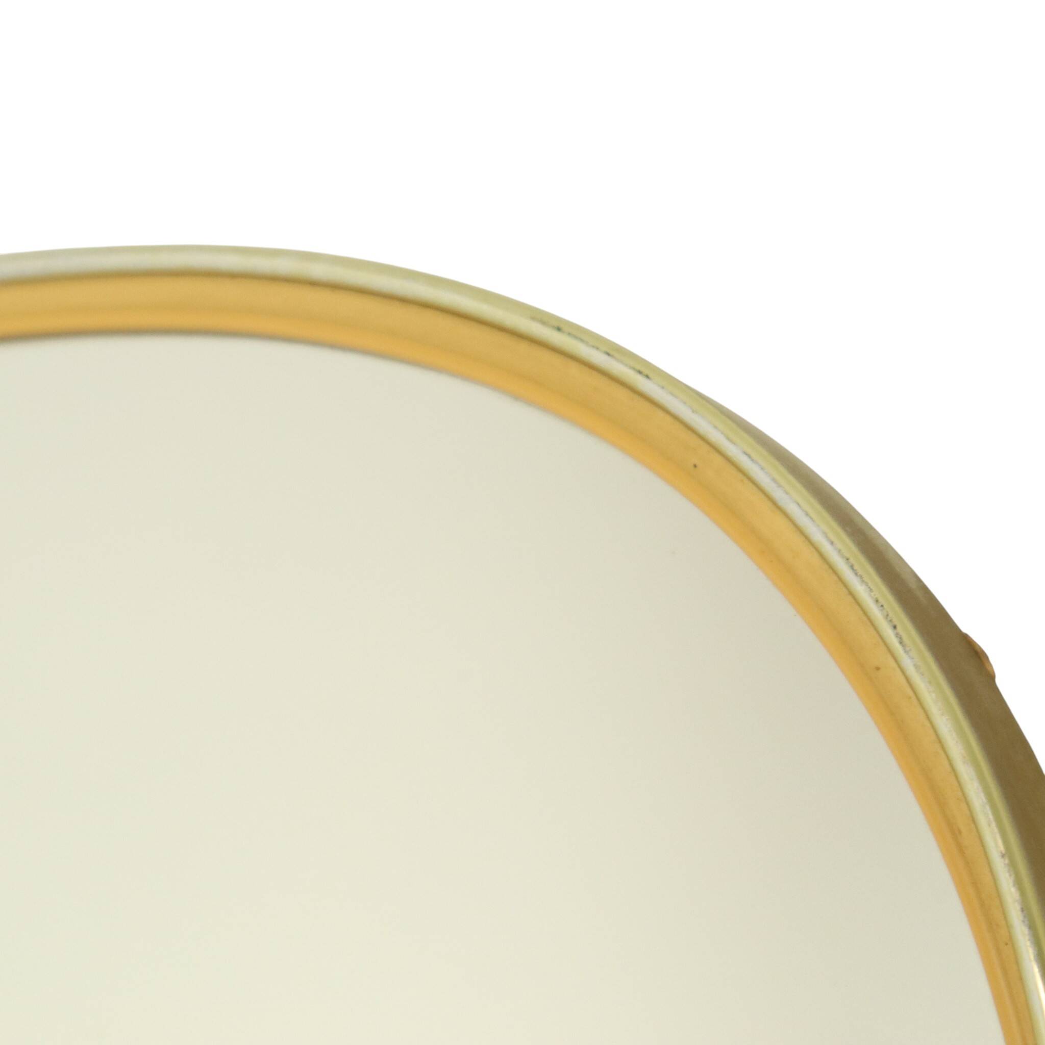 Vintage Rockabilly Freeform Mirror Gold Fifties