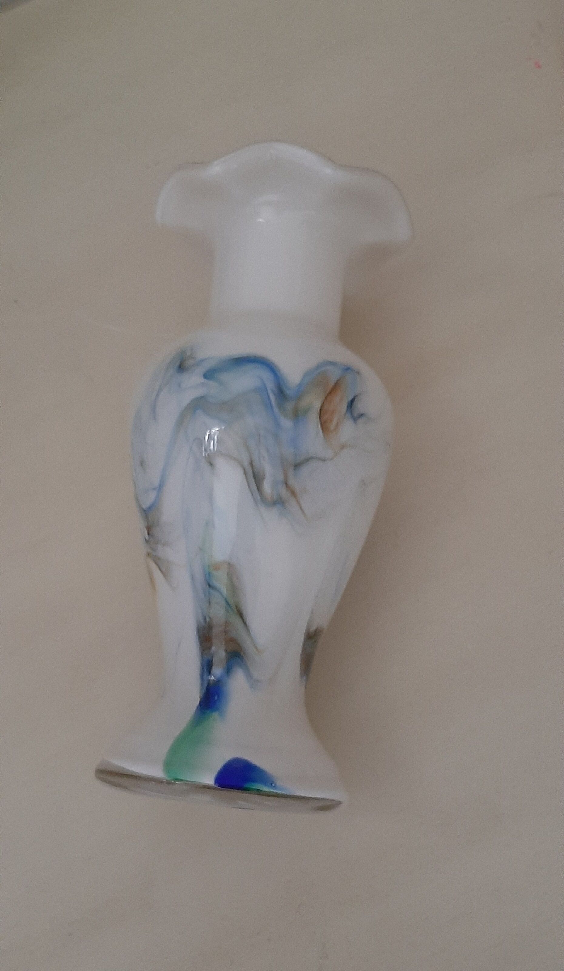 Blown glass vase