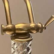 Art Deco desk lamp - vintage notary lamp - Hollywood Regency -