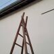 Double ladder for market gardening, fruit harvest, old wooden picking - 3m65