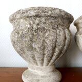 Antique Medici stone planters