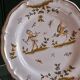 Moustiers scalloped plate in very good condition.