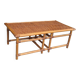 Vintage rattan coffee table