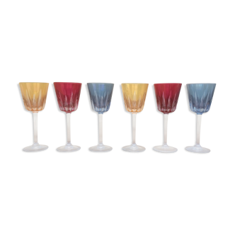 Verres à vin de couleur