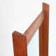 Mid-century teak mirror / Danish modern design / 1960s