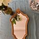 Baroque mirror in wood and gold patina