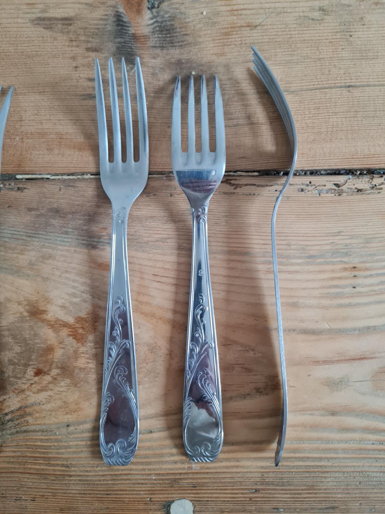 Vintage stainless steel fork