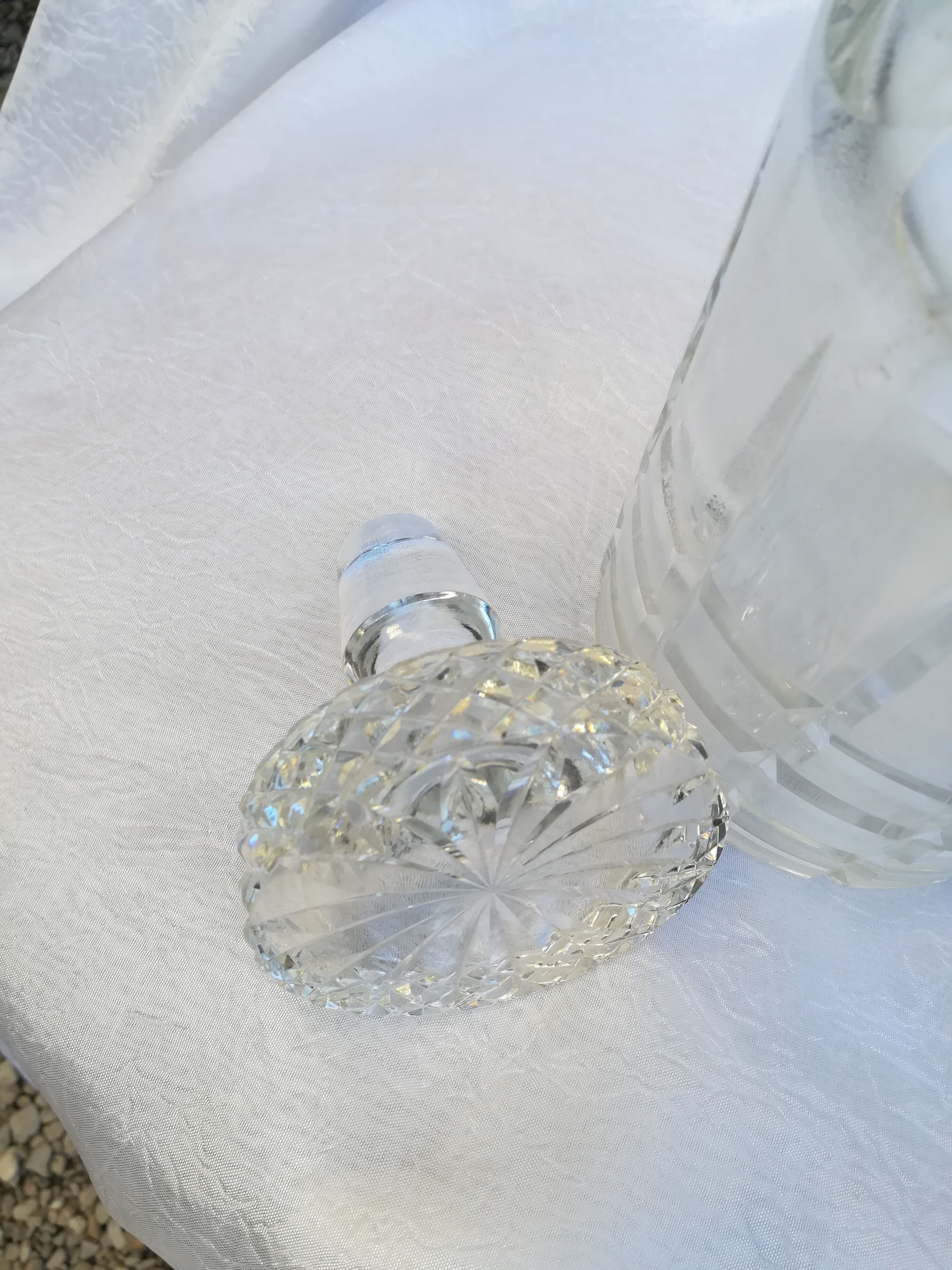Crystal whiskey decanter