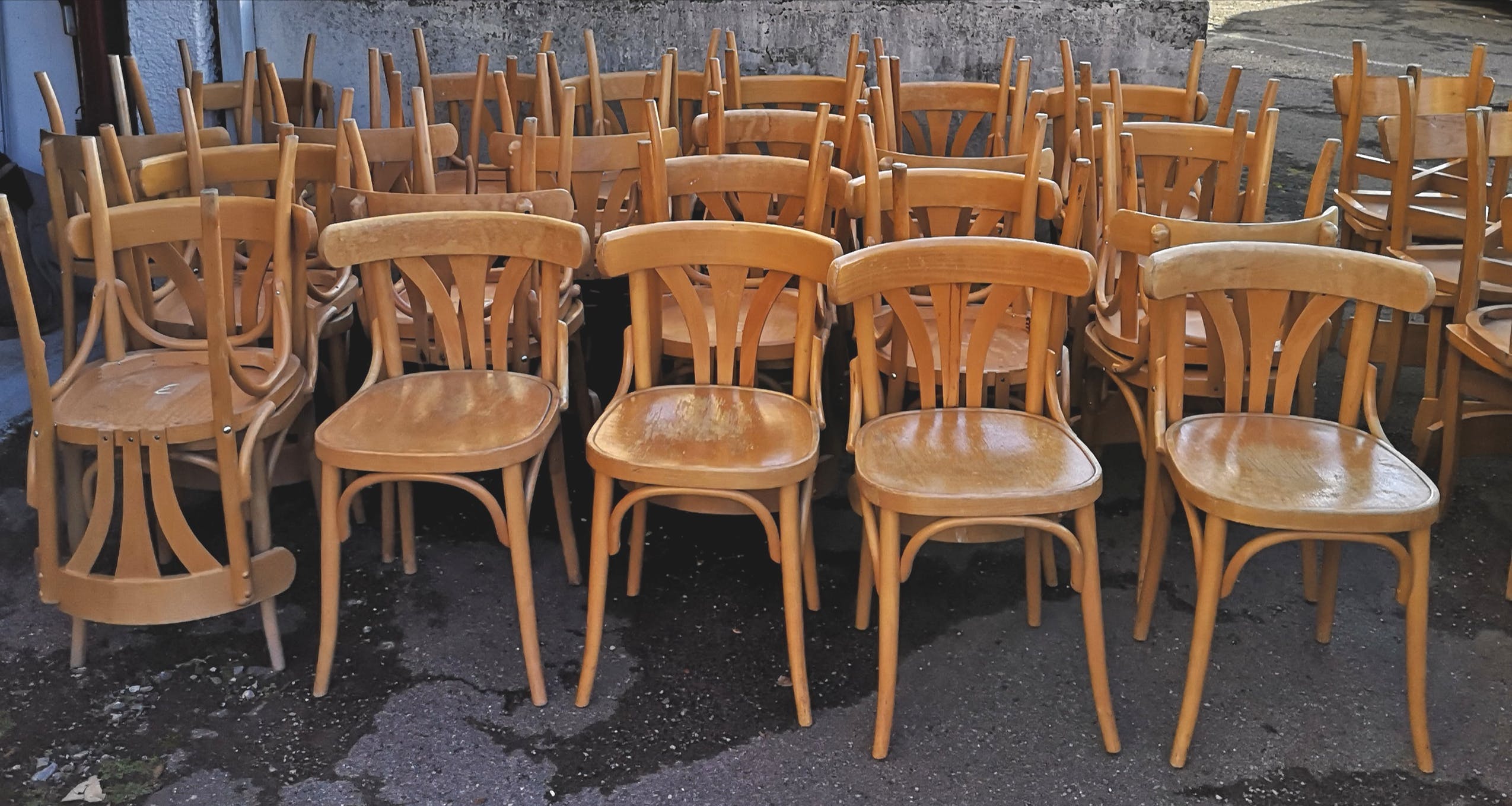 Lot de 4 chaises bistrot