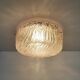60' glazed glass ceiling lamp/wall lamp