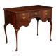 Antique Chippendale writing desk in walnut, oak, and fir, 18th century.