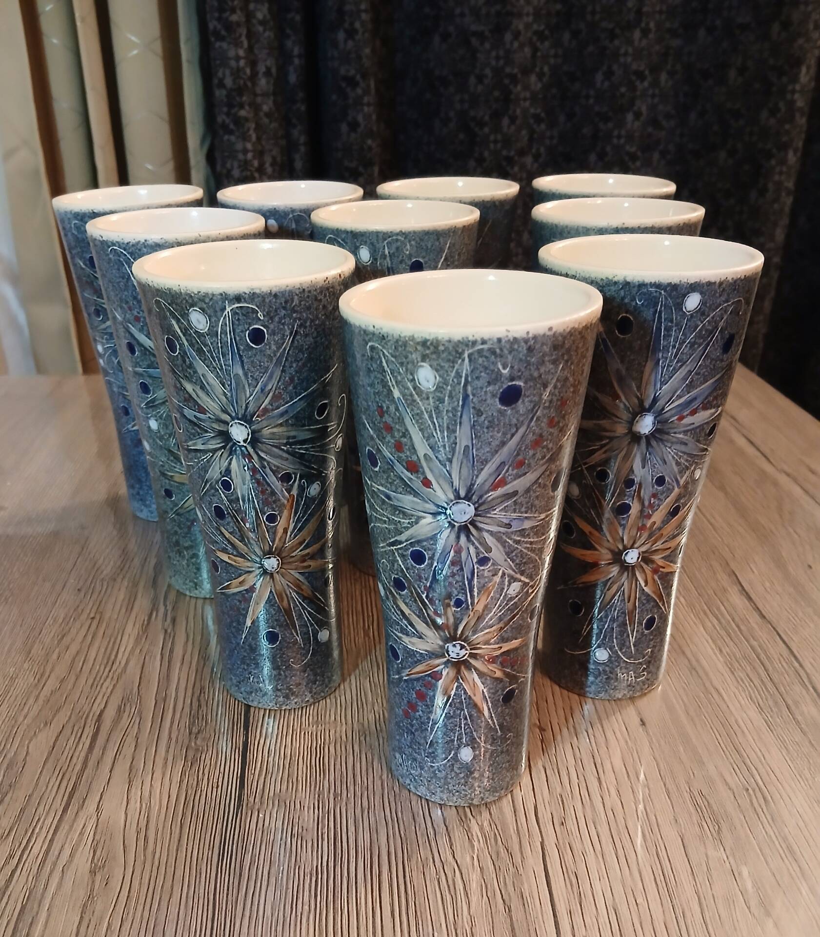 Jean Claude le Mao 10 mazagran ceramic