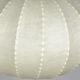 Ball Shaped Beige Pendant Lamp, Sweden - 1950s
