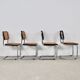 Series of 4 chairs B32 by Marcel Breuer