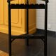 Allmilmö vintage high chair 1980 – postmodern design in curved oak