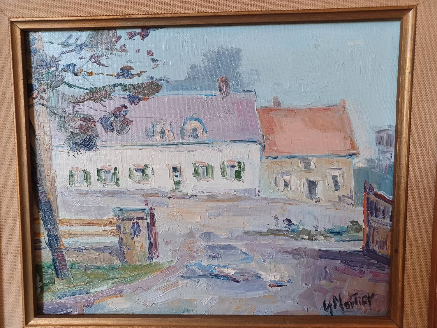 Peinture à l huile Wierre effroy