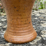 Vintage pyrite and glazed stoneware pitcher