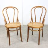 Vintage No. 18 Dining Chairs attributed to Michael Thonet, Set of 2