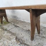 Old oak farmhouse bench