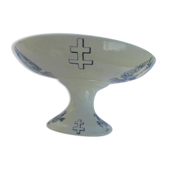 Compotier croix de lorraine et chardons