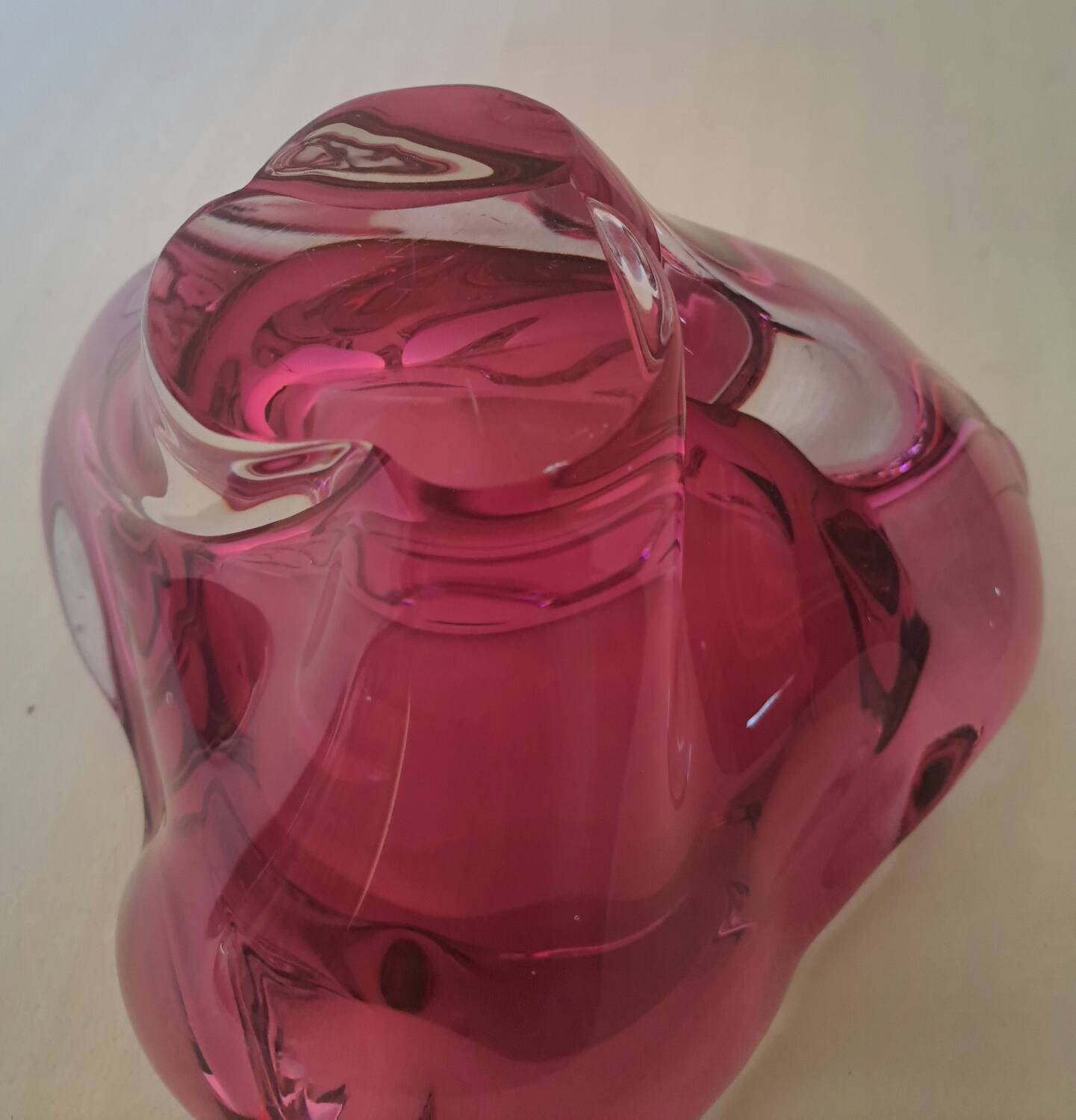 Murano crystal ashtray
