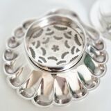 Silver scallop shell butter dish
