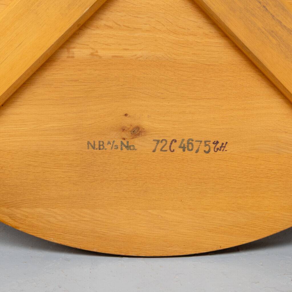 Round Danish Coffee table by Niels Bach