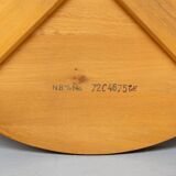 Round Danish Coffee table by Niels Bach