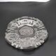 Art deco ashtray with rose decoration.