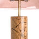LAMPE TABLE PIED MARBRE GR-GU10