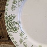 Old flat plate Sarreguemines