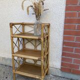 Vintage rattan shelf