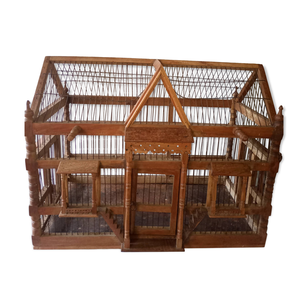 Grande cage en bois Selency