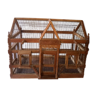 Large wooden cage