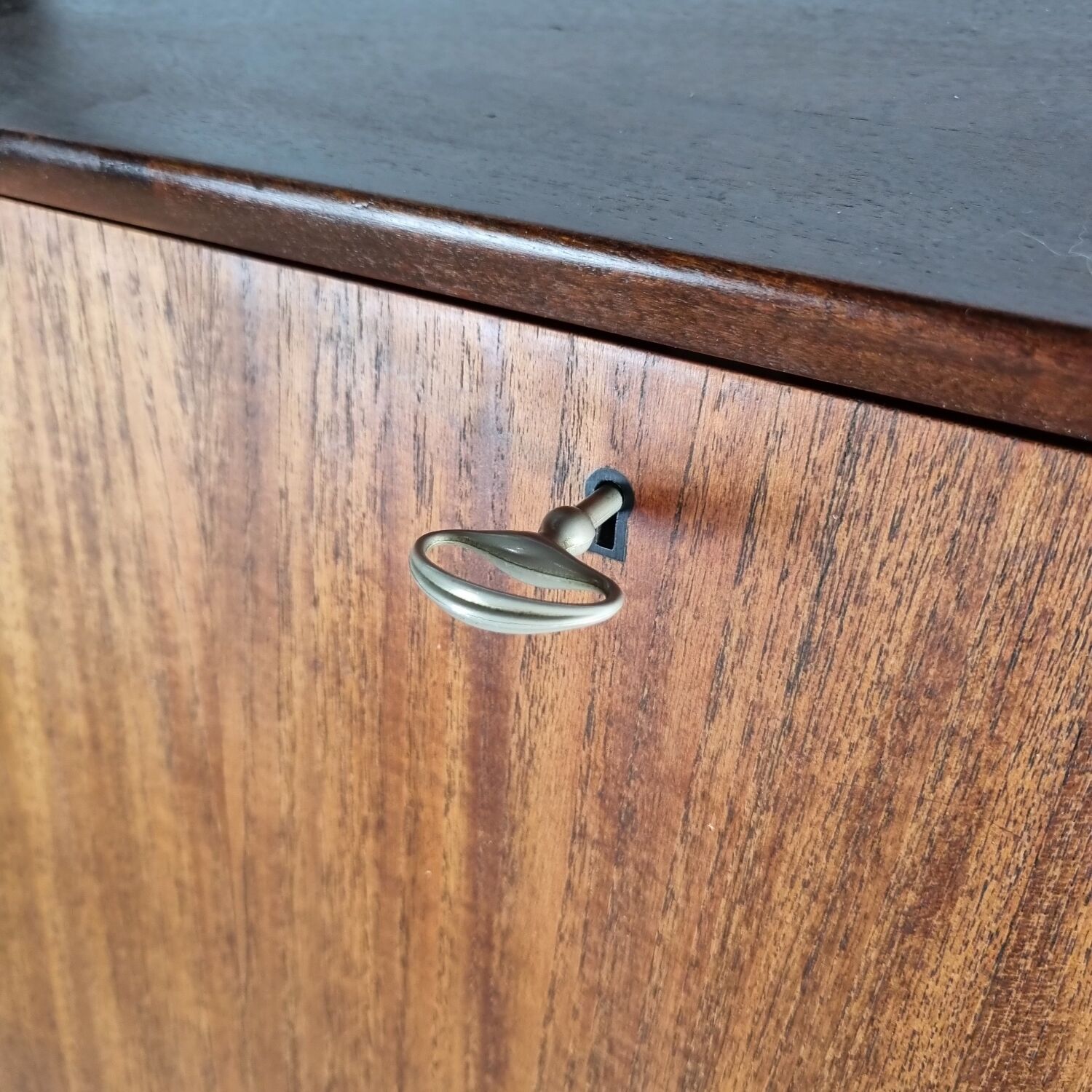 Mid-Century Modern Free Standing Teak Wall Unit by Louis van Teeffelen for WéBé