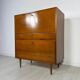 1960s Vintage Minimalistic Walnut Cabinet/Secretary