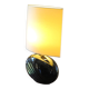 70's ceramic lamp, draped effect base