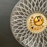 Vintage lampshade in chiseled glass