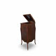 Italian floor-model upright phonograph cabinet, 1900s